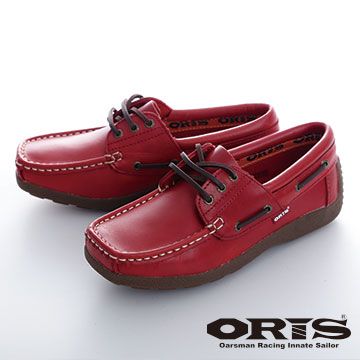 【ORIS】經典素色帆船鞋-紅不敗款/休閒鞋/帆船鞋-788A07