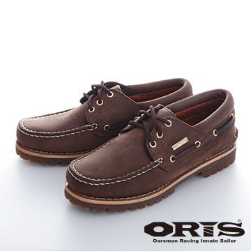 【ORIS】頂級真皮帆船鞋-瘋馬咖雷根鞋/休閒鞋/帆船鞋-999C03