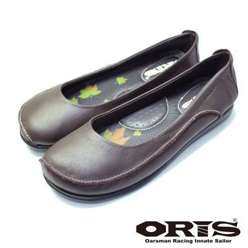 【ORIS】優雅娃娃鞋-咖啡色娃娃鞋/休閒鞋/帆船鞋-892 03