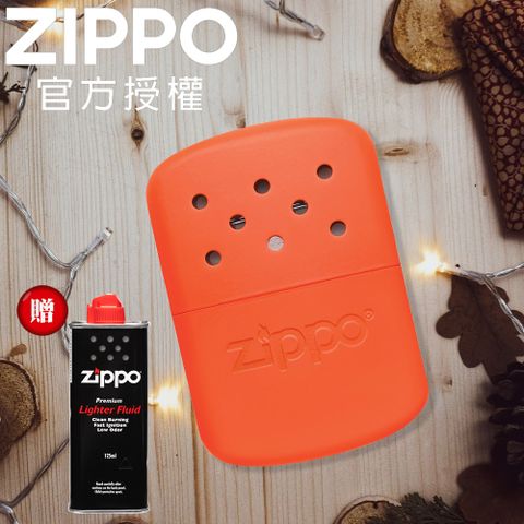 【ZIPPO官方授權店】Hand Warmer 暖手爐(大型橘色-12小時) 『贈125ml專用油*1』