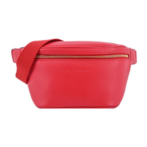 LONGCHAMP LE FOULONN?系列壓紋牛皮腰包(愛心紅)