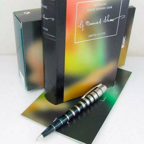 【MontBlanc 萬寶龍】文學家系列 George Bernard Shaw 蕭伯納 限量絕版原子筆