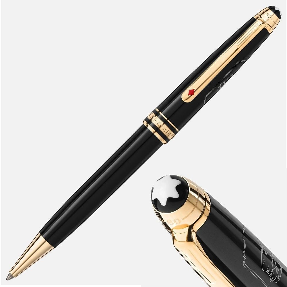 MONTBLANC 萬寶龍 大班系列 2023年環遊世界80天限量原子筆-黑色