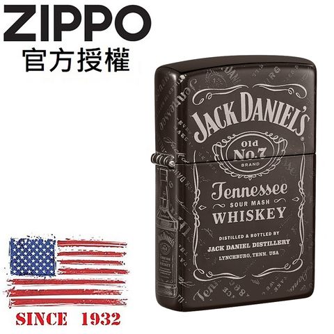 Zippo 【官方授權店】Jack DanielsR 傑克丹尼聯名款-經典傳承防風打火機