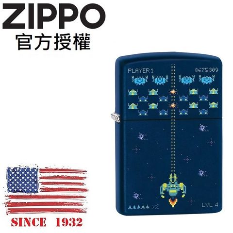 Zippo 【官方授權店】Pixel Game Design 像素遊戲設計防風打火機