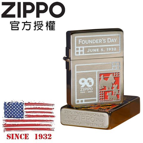 Zippo 【官方授權店】 2022年創辦人紀念款-1935復刻蘇格蘭梗犬防風打火機