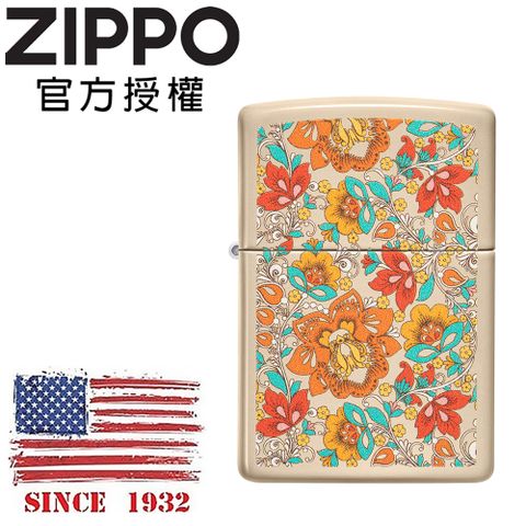 ZIPPO VINTAGE FLORAL DESIGN 經典花藝設計防風打火機