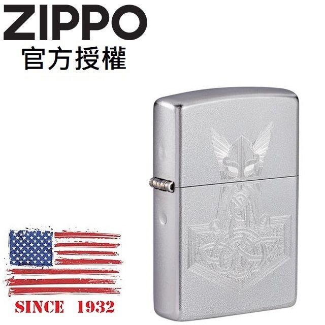 Zippo 【官方授權店】Hammer of Thor Design 雷神之槌防風打火機