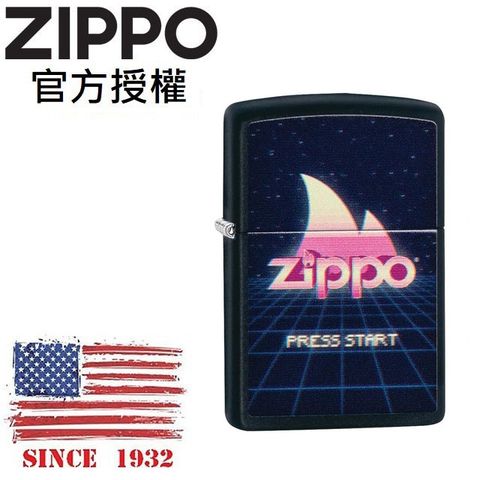 Zippo 【官方授權店】Gaming Design 經典遊戲風格防風打火機