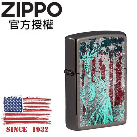 Zippo 【官方授權店】美國自由女神像防風打火機