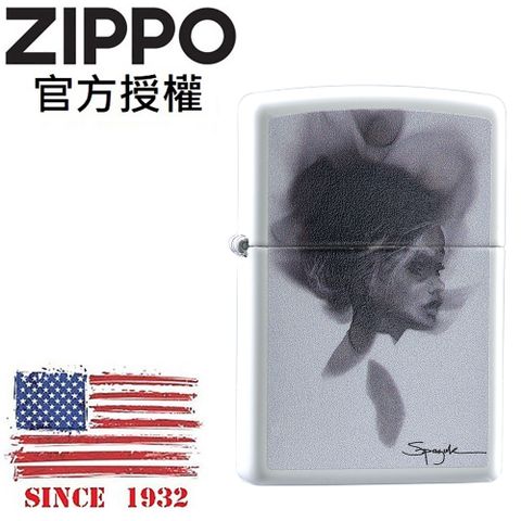 Zippo 【官方授權店】SPAZUK 優雅魅影女孩防風打火機