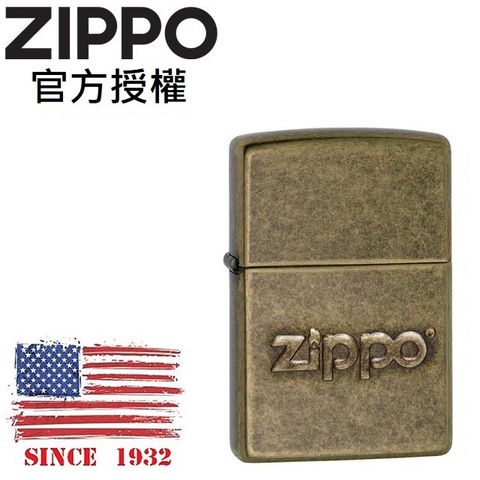 【ZIPPO官方授權店】Zippo Antique Stamp 仿古銅標誌風格防風打火機