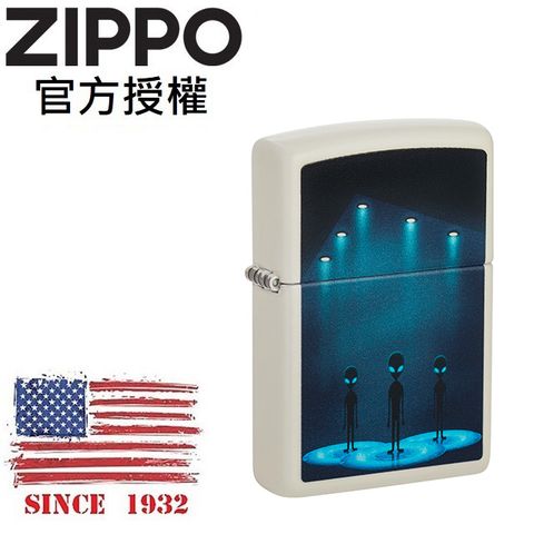 Zippo 【官方授權店】神秘外星人防風打火機