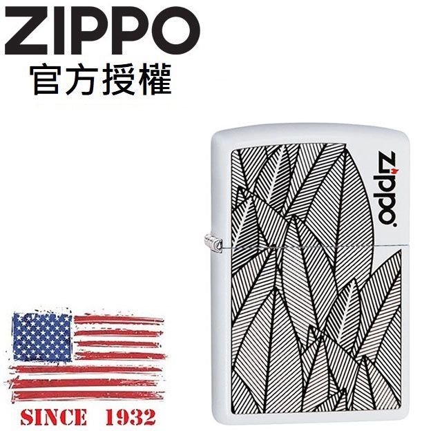 Zippo 【官方授權店】PF20 Flame Tech Design 火焰技術設計圖案防風打火機