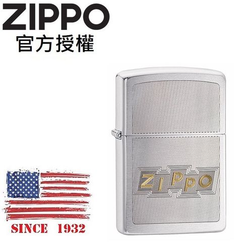 【ZIPPO官方授權店】PF20 ZIPPO Block Letters Design 經典印刷標誌防風打火機