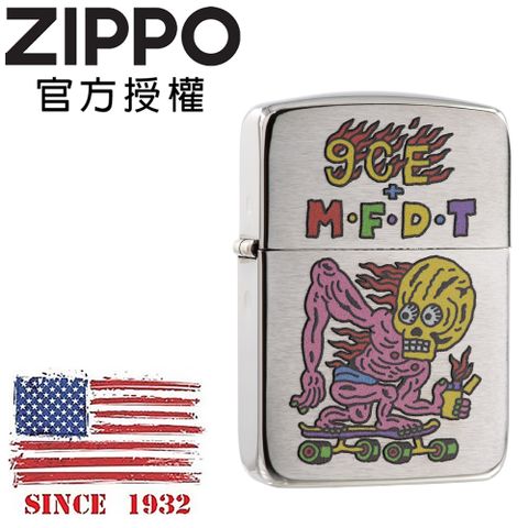 Zippo 【官方授權店】9CE+MFDT聯名設計防風打火機