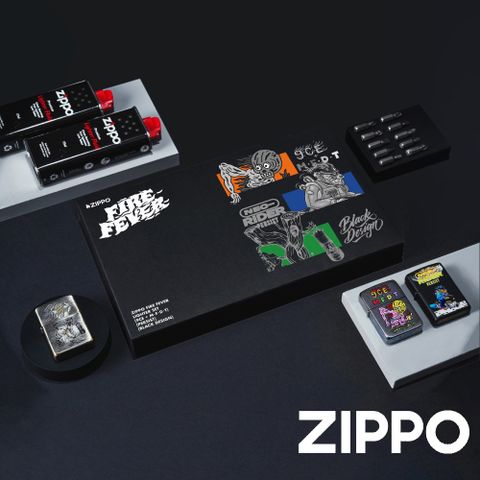 Zippo 【官方授權店】Fire Fever 全系列聯名款防風打火機禮盒