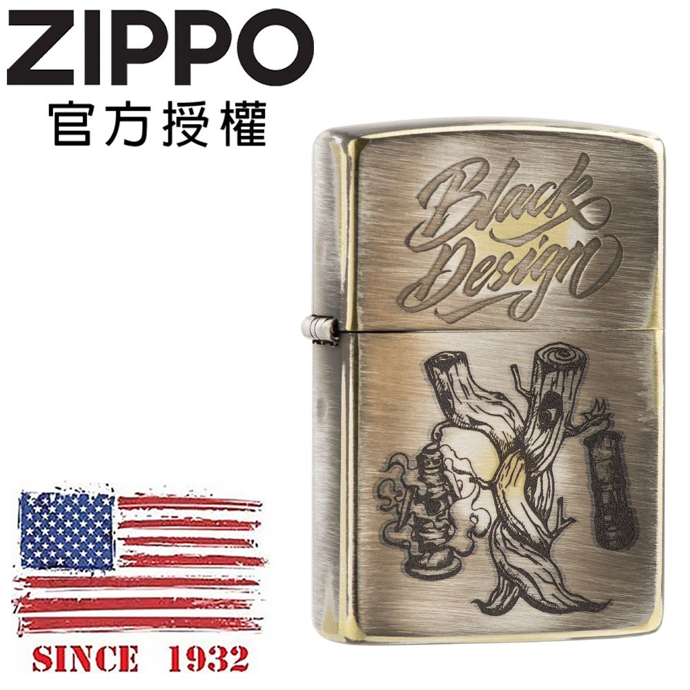 ZIPPO Black Design限量聯名防風打火機- PChome 24h購物