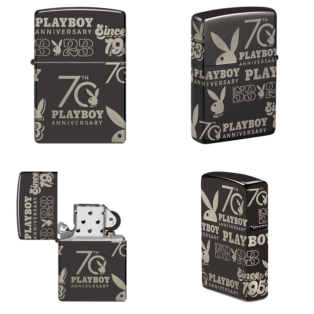 ZIPPO Playboy 70th Anniversary Playboy花花公子-70周年紀念款防風