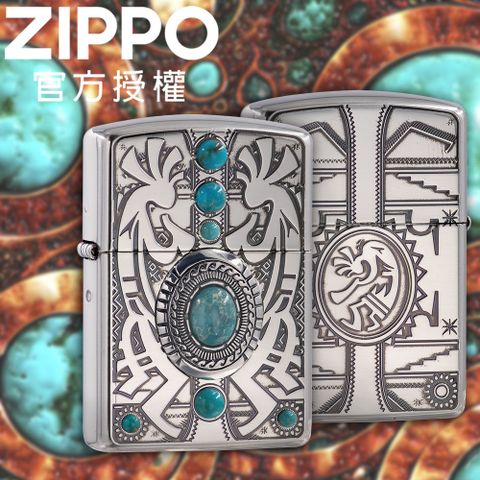 Zippo 【官方旗艦店】K-indian spirit 印地安精神徽章(加厚版)防風打火機