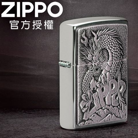 【ZIPPO官方旗艦店】Zippo Dragon Emblem 咆哮巨龍防風打火機