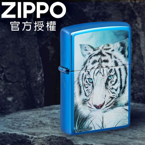 Zippo 【官方旗艦店】Carol Cavalaris White Tiger  Spirit of Sensuality防風打火機