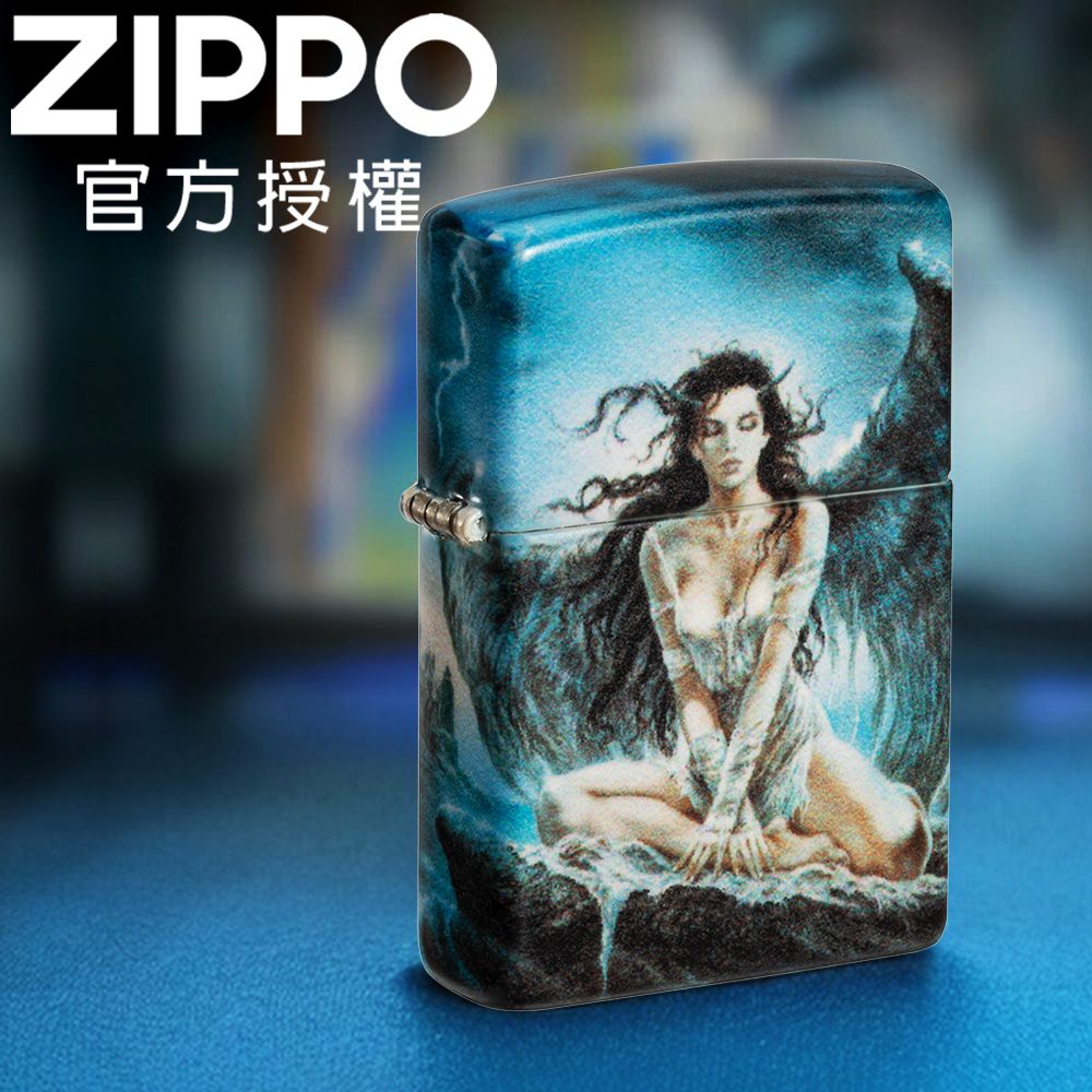Zippo 【官方授權店】Luis Royo 墮落天使防風打火機