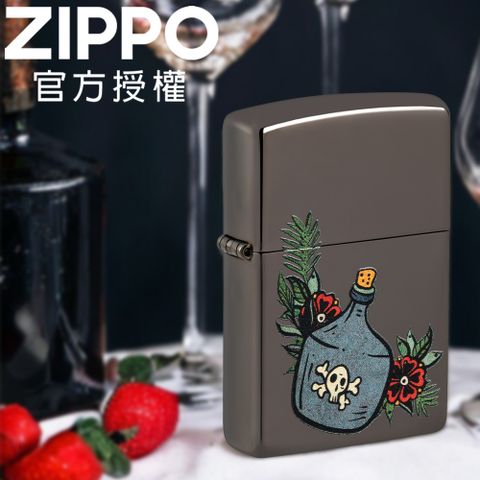 Zippo 【官方旗艦店】Moonshine Jug Design 月光酒壺防風打火機