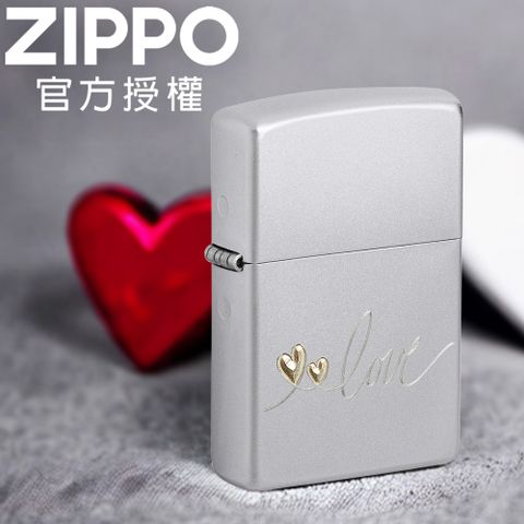 Zippo 【官方旗艦店】Love Design 書寫愛情防風打火機