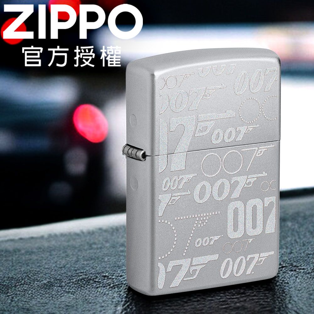 Zippo 【官方旗艦店】Bond Bt 007 Gun logo James Bond007防風打火機