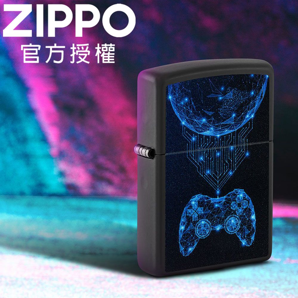 Zippo 【官方旗艦店】Gaming Design 遊戲之魂防風打火機