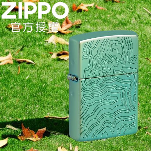 Zippo 【官方旗艦店】Map Design 地形圖防風打火機