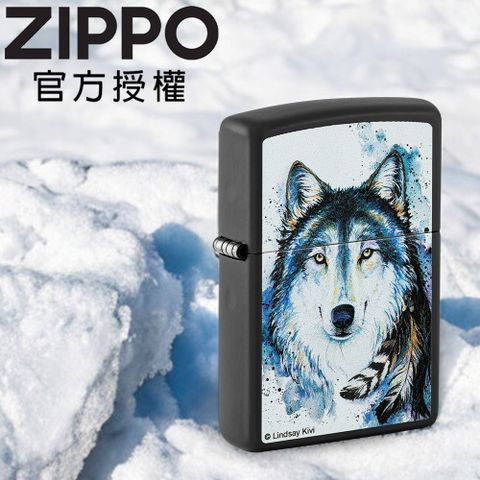 ZIPPO Lindsay Kivi Feed the Good Wolf防風打火機