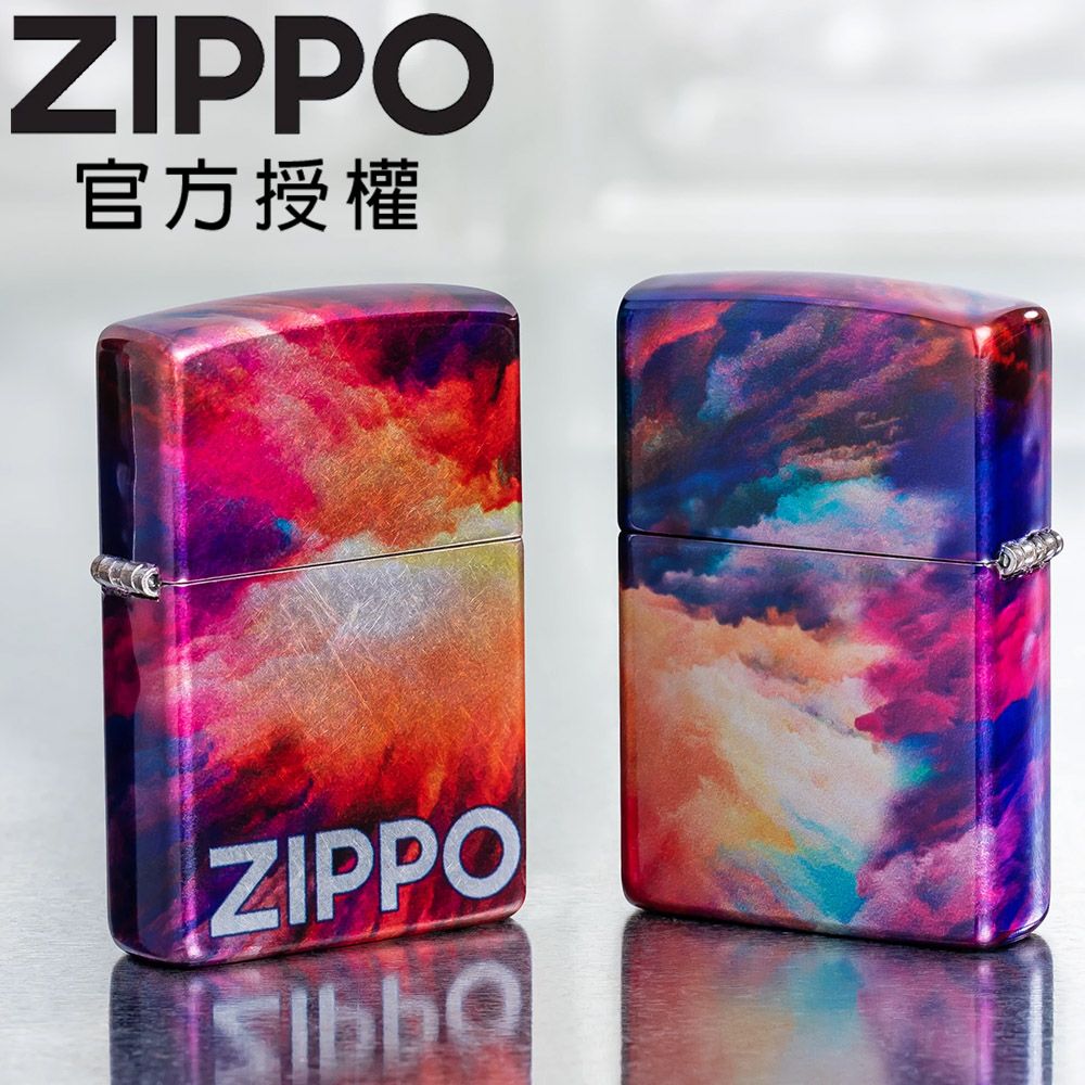 Zippo 【官方旗艦店】Tie Dye  Design 水彩渲染防風打火機