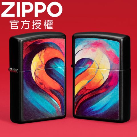 Zippo 【官方旗艦店】Whole Heart Lighter Set 色彩之舞防風打火機