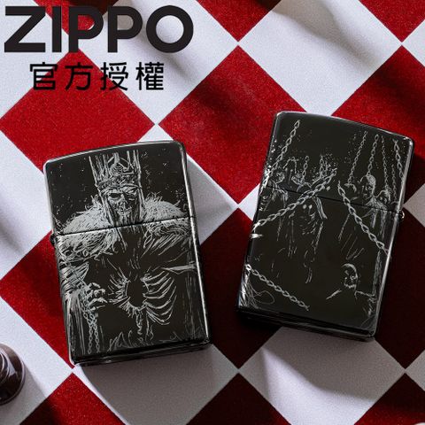 Zippo 【官方旗艦店】Skull King Design 骷髏王防風打火機