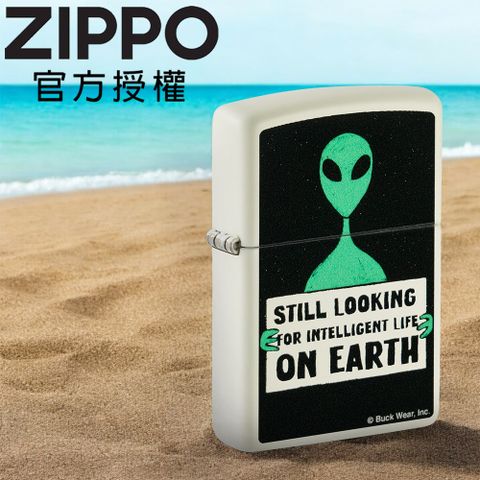 Zippo 【官方旗艦店】Buck Wear-Still looking for intelligent life on Earth 外星訴求防風打火機