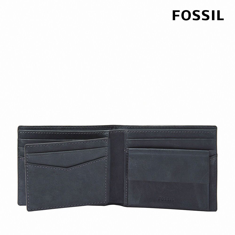 FOSSIL】Everett 真皮大零錢袋皮夾-海軍藍ML4400406 - PChome 24h購物