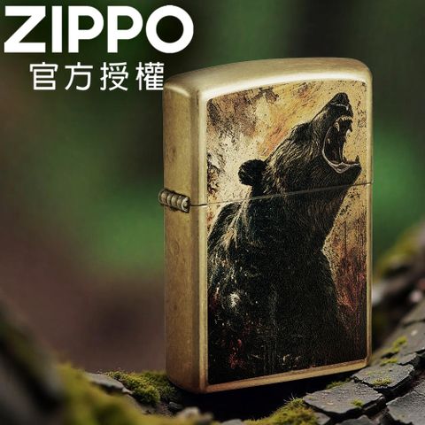ZIPPO Bear Design 咆哮灰熊防風打火機
