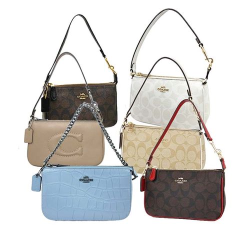 COACH NOLITA 19 經典緹花LOGO手提晚宴包 三色可選