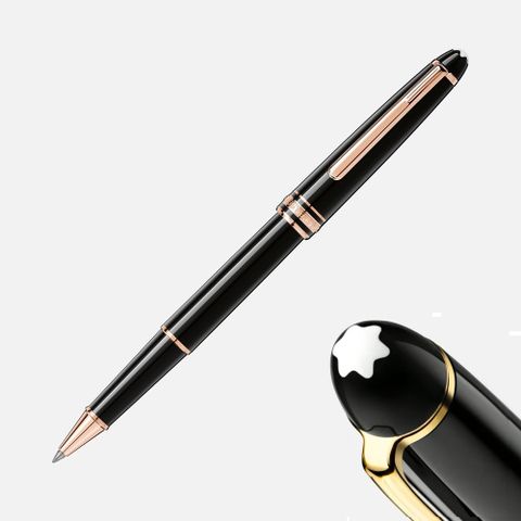 MONTBLANC 萬寶龍 經典金夾鋼珠筆 -黑