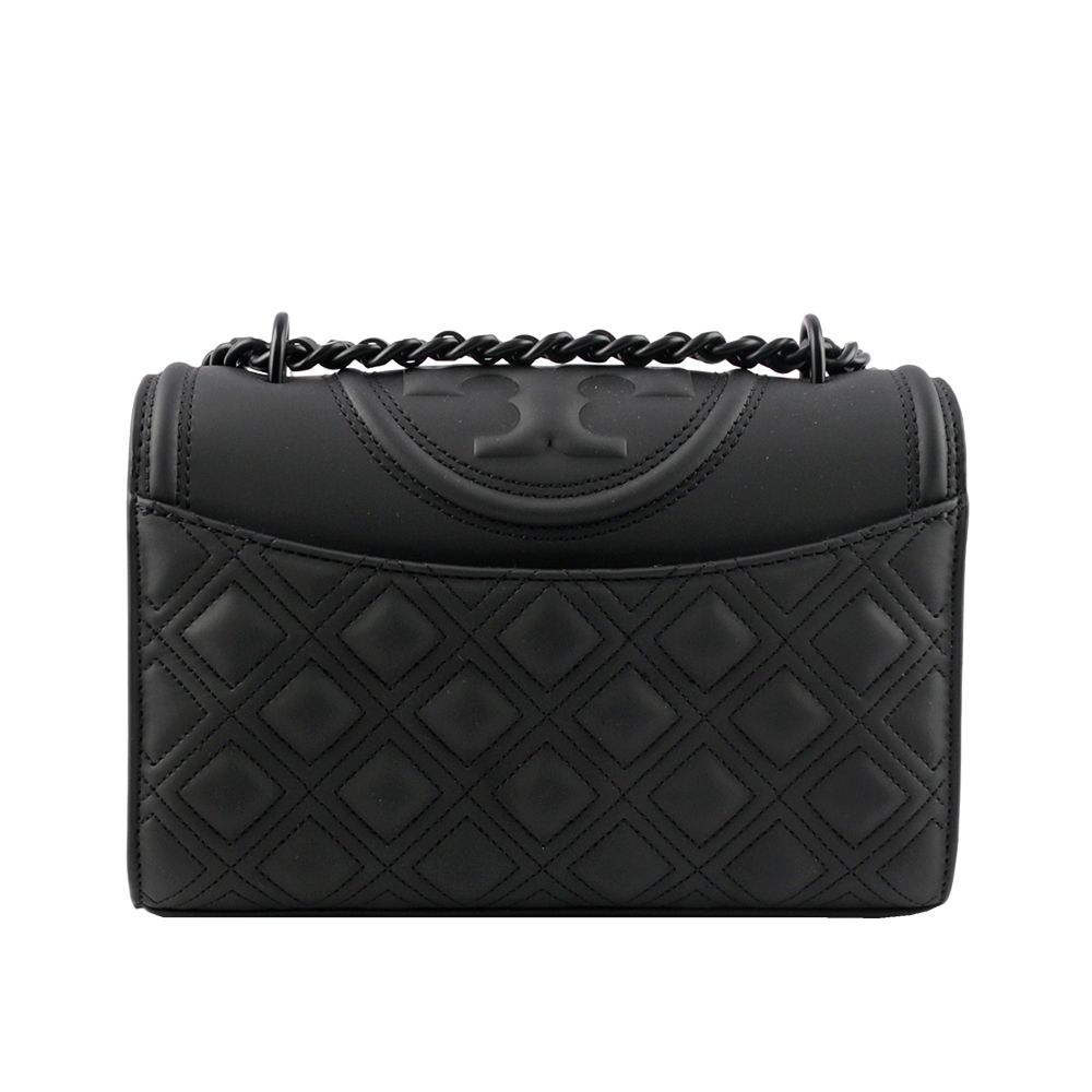 Tory burch fleming medium black online matte