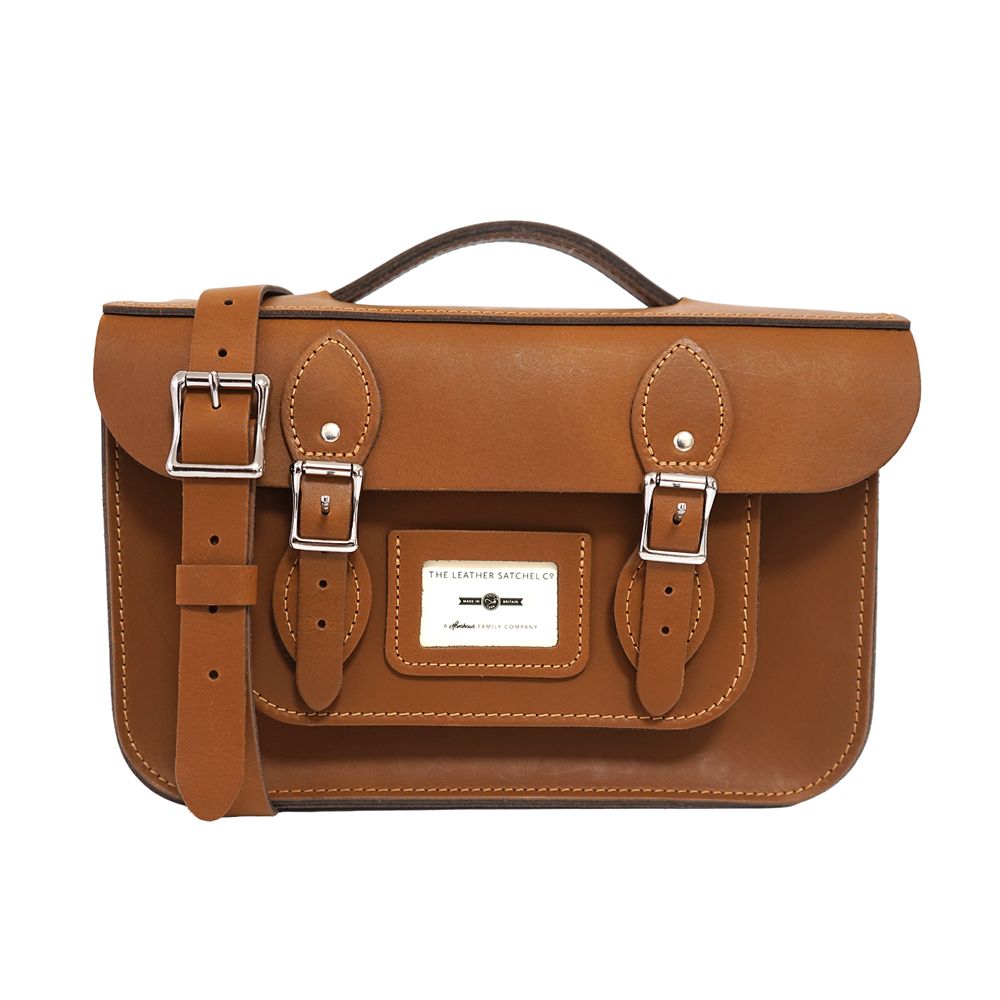  【The Leather Satchel Co.】英國原裝手工牛皮多功能三用相機包 手提包 肩背包 斜背包 後背包 精湛工藝 新款磁釦設計方便開啟(原色深咖啡)