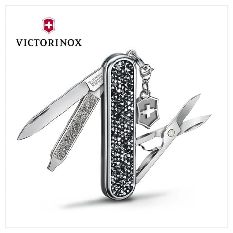 VICTORINOX 瑞士維氏 瑞士刀 Classic Brilliant 5用 58mm 水晶 0.6221.35