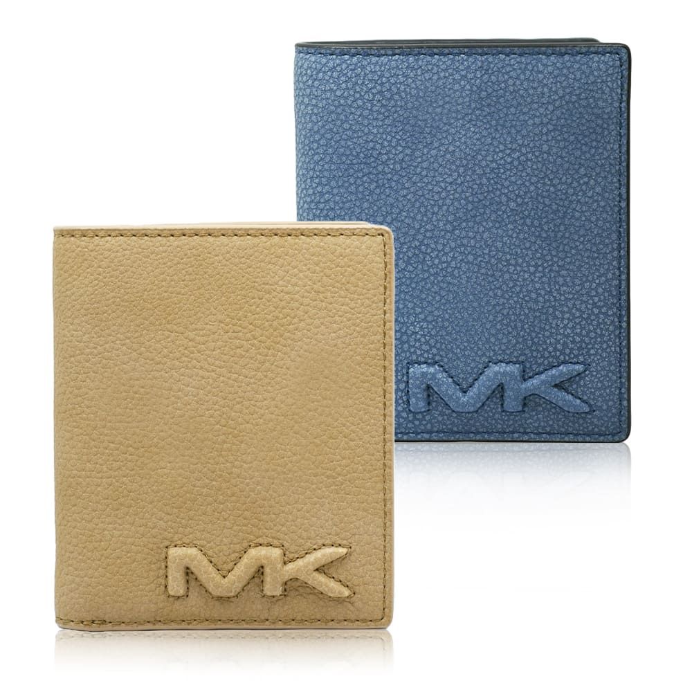 Michael Kors COOPER系列 皮革對開皮夾短夾 卡夾 證件夾 (兩色)