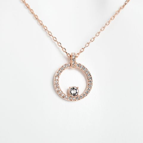 SWAROVSKI 施華洛世奇 Creativity 鏈墜 項鍊 鍍玫瑰色 5202446