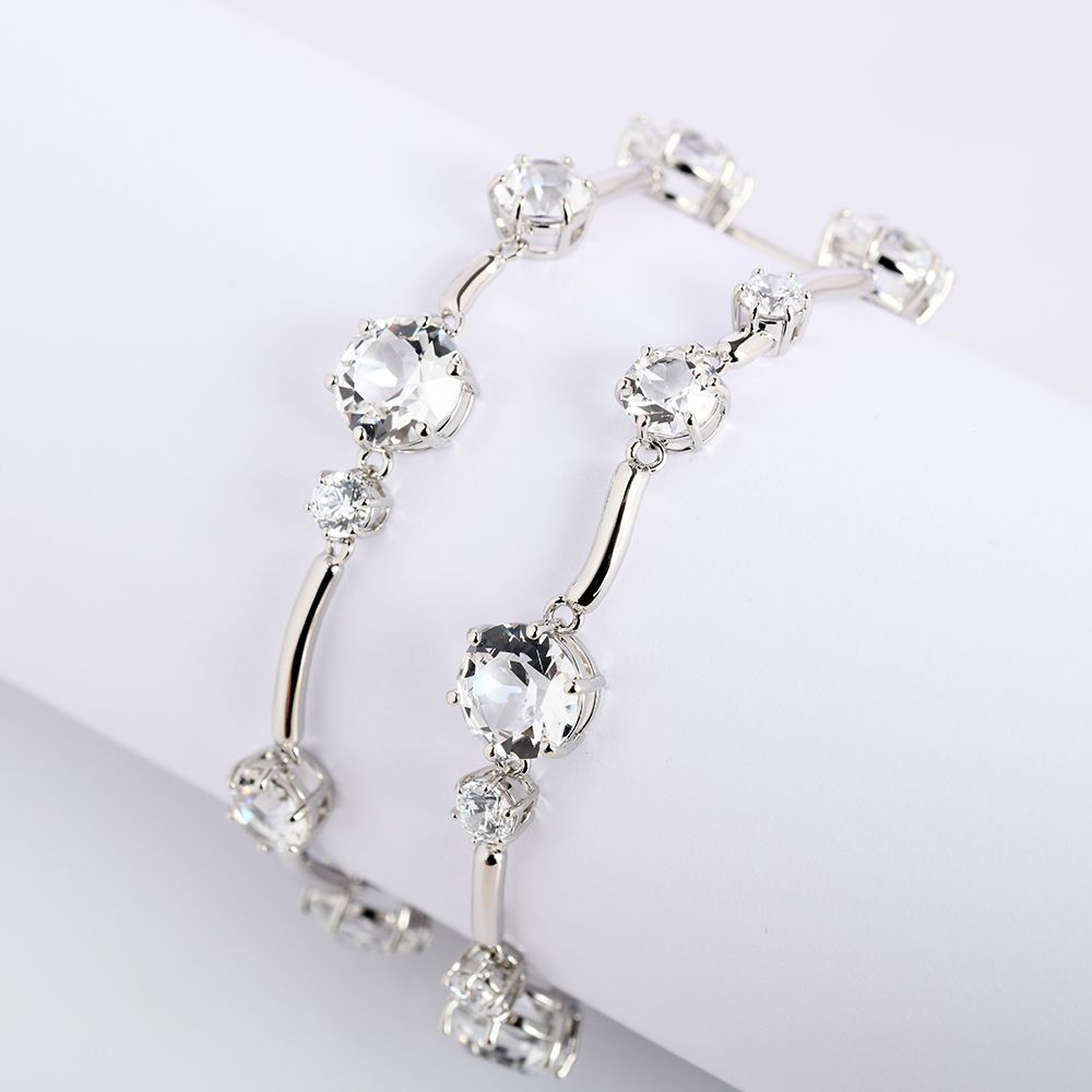 SWAROVSKI 施華洛世奇Constella 雙圈手鐲5638697 - PChome 24h購物