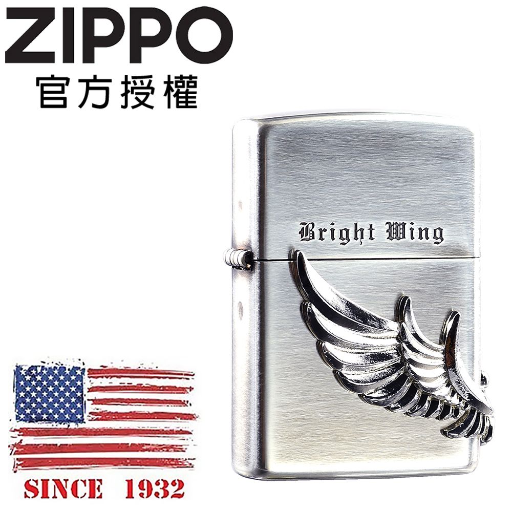 Zippo 【官方授權店】Flapping Emotions - Bright Wing 閃耀之翼防風打火機