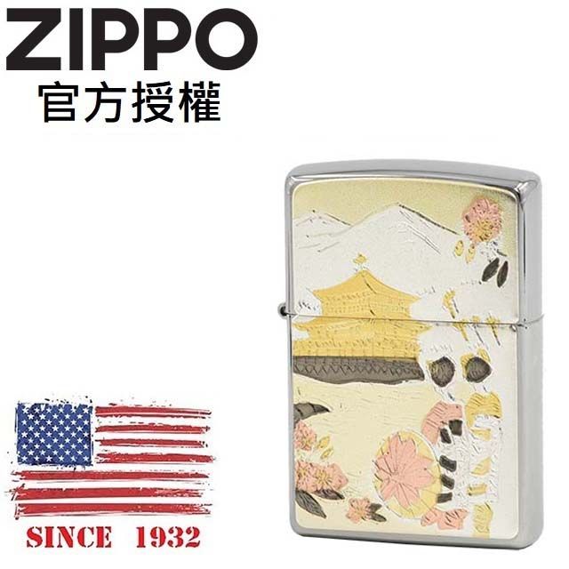 ZIPPO Japanese traditional design KINKAKUJI 日本傳統風格-鹿苑寺