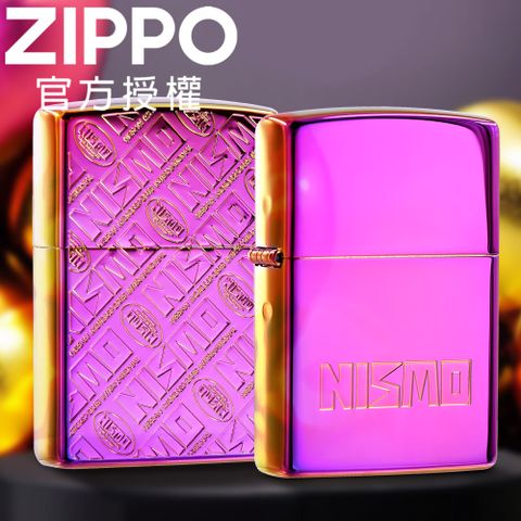 Zippo 【官方授權店】Nismo Rainbow Titanium NISMO聯名(幻彩)防風打火機